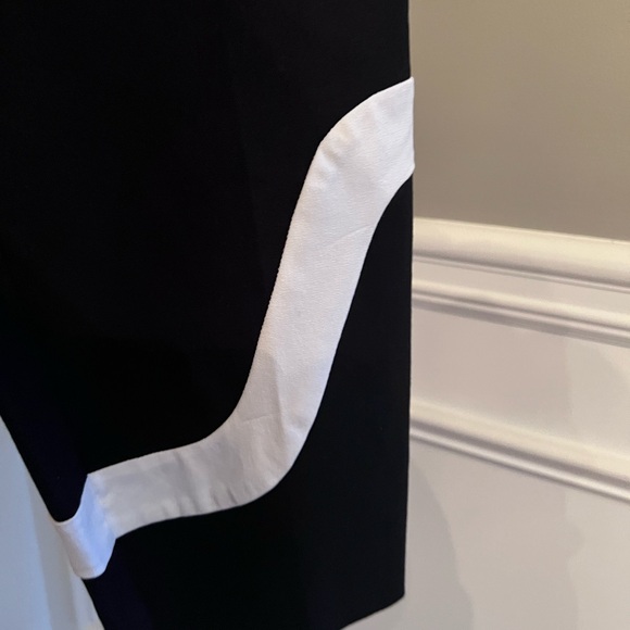 Alfani Women's Colorblocked Ankle Pants Black Size 8 - Picture 4 of 8